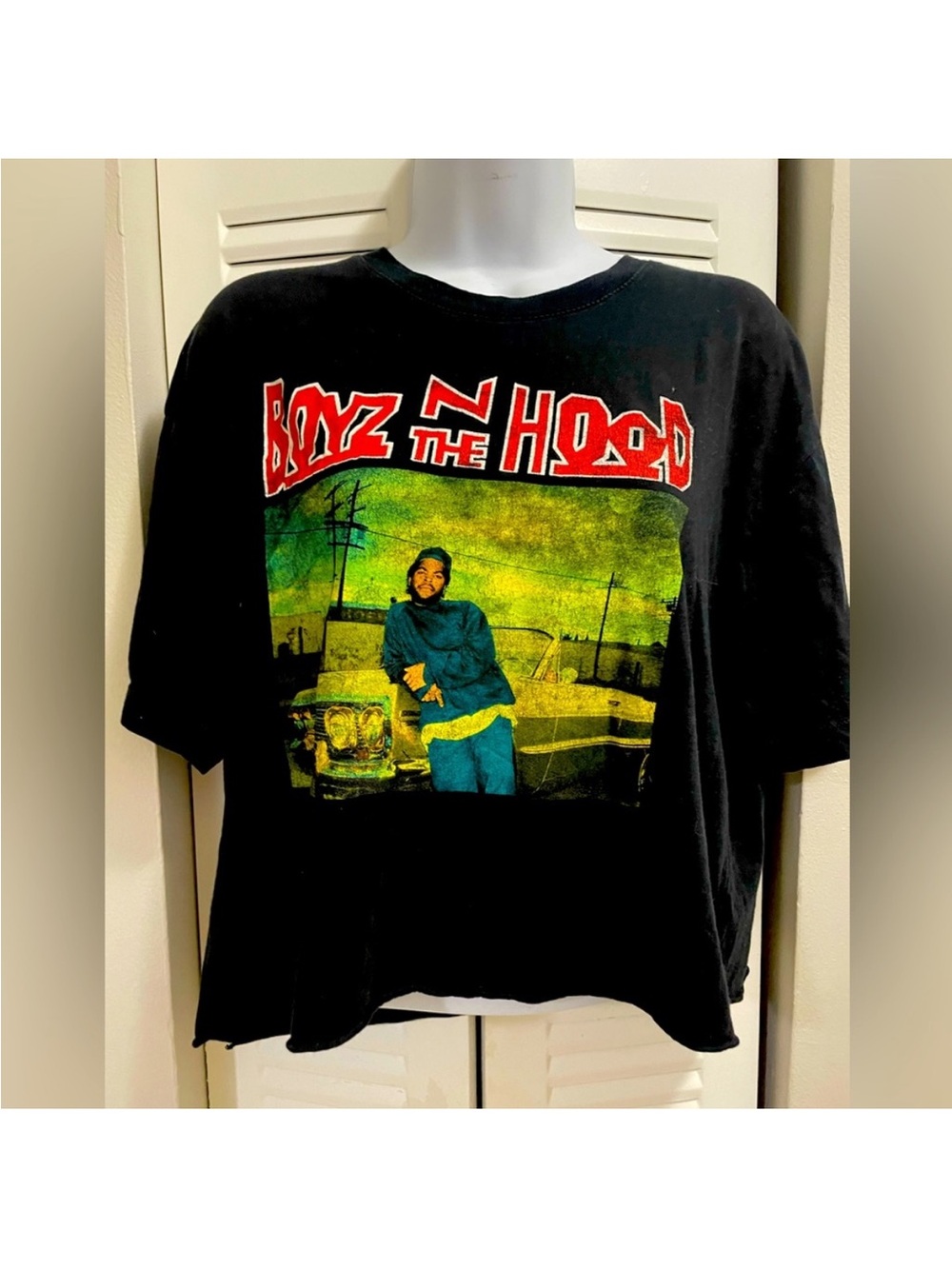 *EUC* Hybrid Apparel Boyz N The Hood Ice Cube Crop Top size L